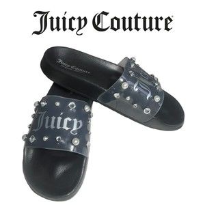 NWOB Juicy Couture Rhinestone Wyllamina Slide Sandals Size 9